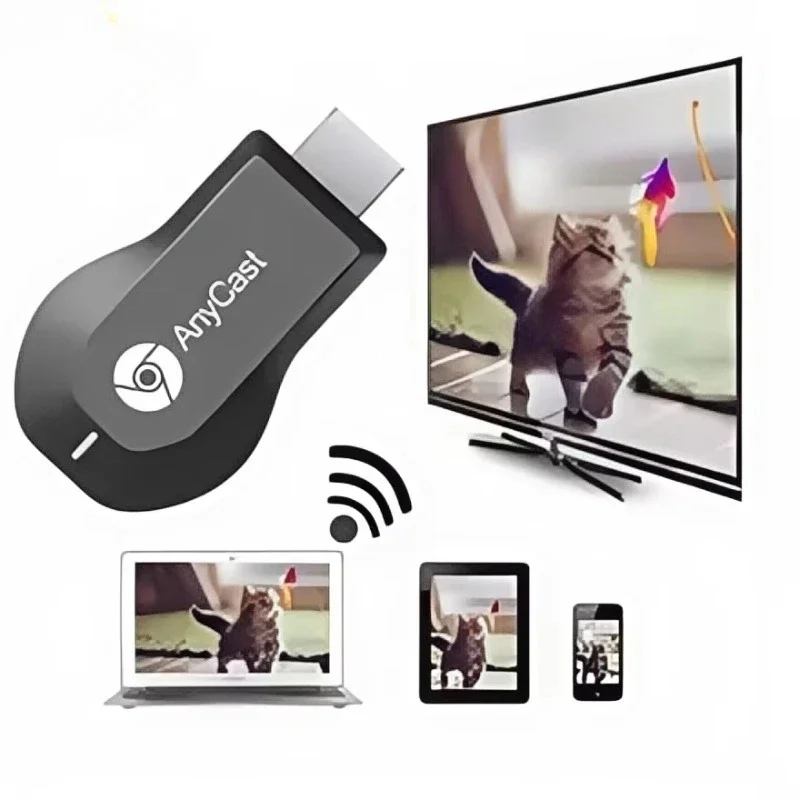 1080P Anycast M2 Plus TV Stick WiFi Display Dongle Support DLNA Miracast AirPlay Screen Share for iOS Android TV Projector