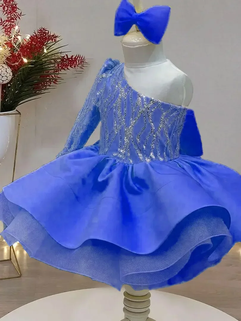 Customized Tulle Flower Girl Dress for Kids Princess Gown for Wedding Birthday Party Pageant Special Occasion Dresses