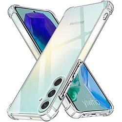삼성 갤럭시 M35 M55 M15 5G 백 케이스 용 충격 방지 투명 소프트 폰 케이스 Galaxy M 35 55 15 5G 투명 커버