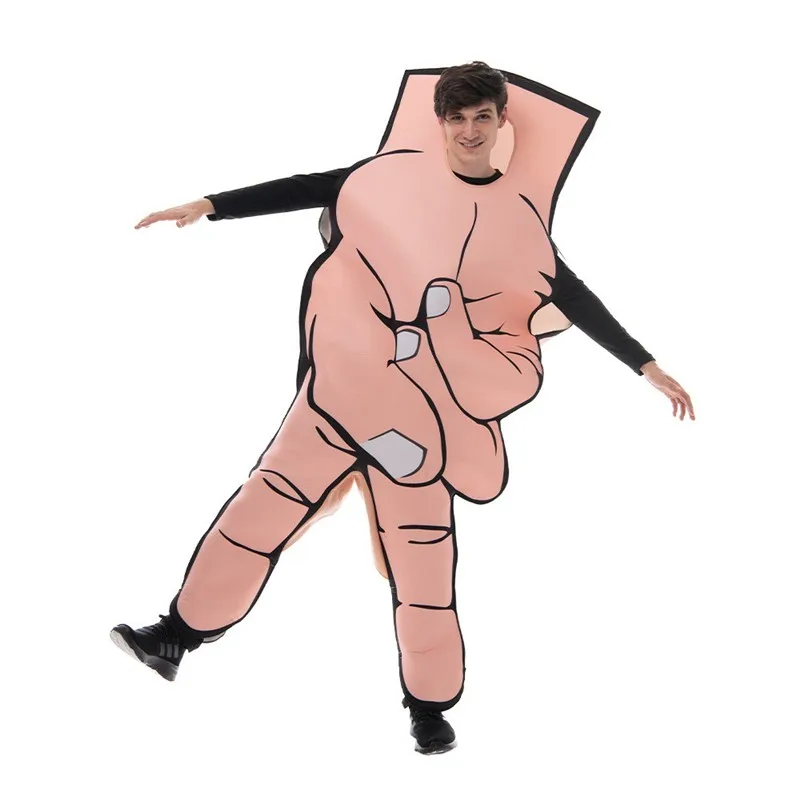 

Halloween Funny Party Performance Clothes Adult Show Hand Scissors New Year Performance Birthday Comedy Costume Polyester