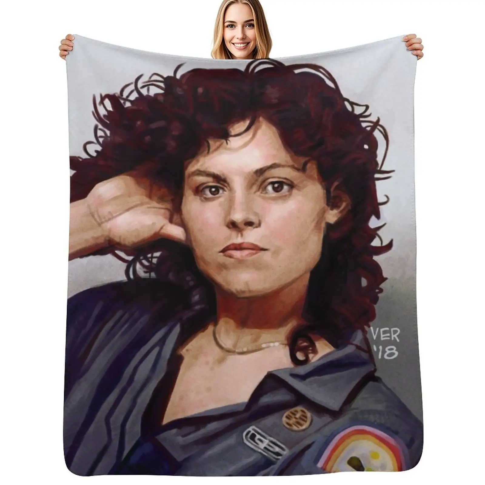 

Sigourney Weaver 79 Throw Blanket Blankets For Sofas Polar Winter beds Beach Blankets