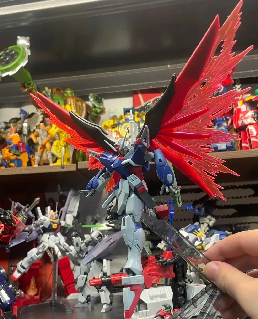 

STAR Studio Destiny Gundam Type II & Zeus Phantom Model Kit - HGCE 1/144 Scale Freedom Ver. Pre-painted Buildable Figure