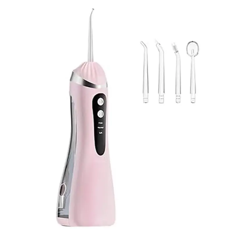 

【PLAISIR】Portable Water Flosser For Teeth Cordless Portable Irrigator With 3 Modes Rechargeable Waterproof Kit For Home Travel B