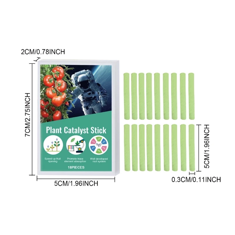 18/36 pces planta alimentos varas fertilizantes fórmula nutricional planta para materiais medicinais frutas árvore planta varas