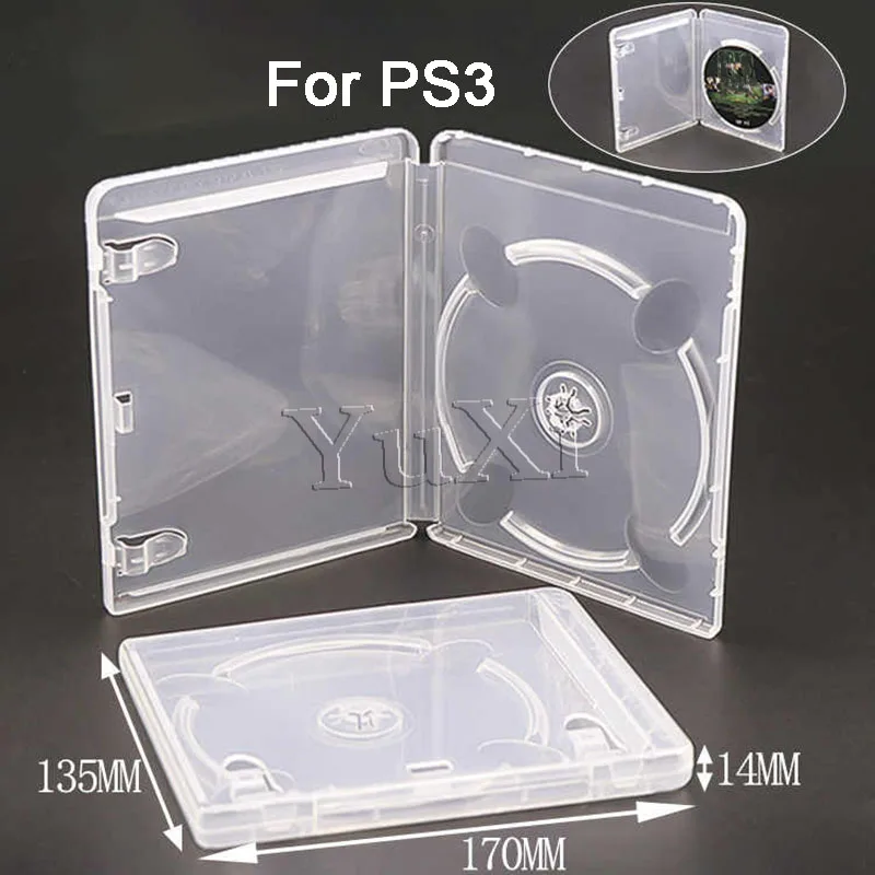 YuXi 1 قطعة استبدال الحال بالنسبة PS3 PS1 WII XBOX لعبة القرص الغيار صندوق CD متعدد الوظائف كرتون الألعاب صندوق تخزين قوس