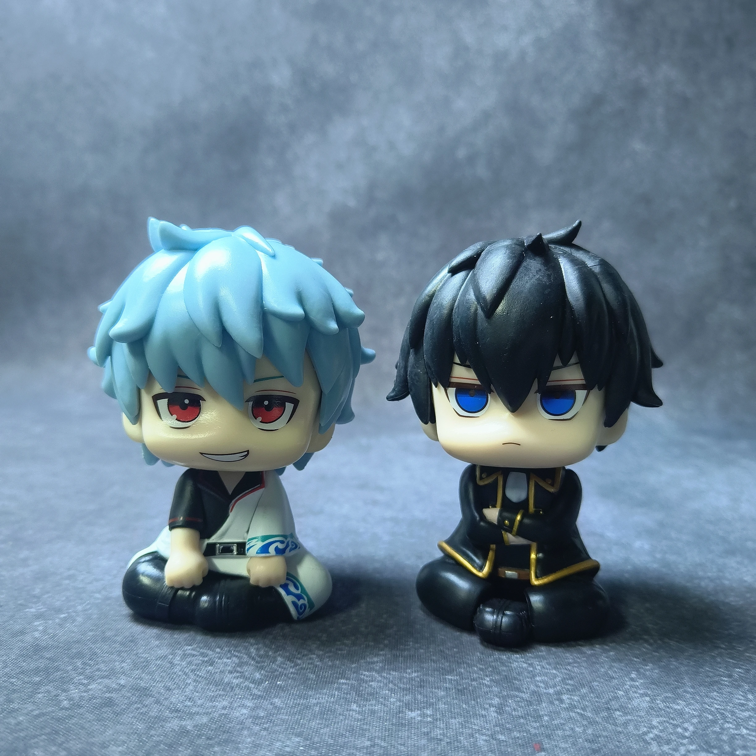 

10cm Anime Look Up Hijikata Toshiro Figures Gintama Sakata Gintoki Action Figures Q Version Cute Collection Ornament Toys Gifts
