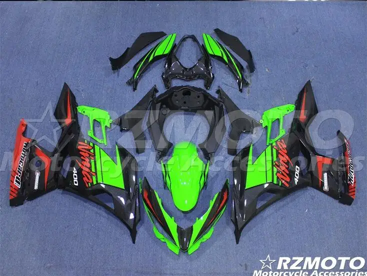 

Water Transfer Carbon Fiber Lacquered Motorcycle Fairing Parts For Kawasaki Ninja 400 2019 2020 2021 All Sorts 0f Color No.2876