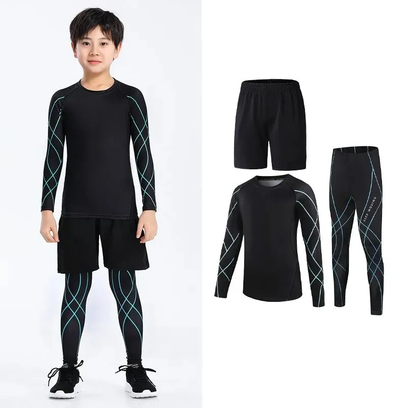 ensembles-de-football-de-course-et-de-sport-pour-hommes-femmes-et-enfants-tenues-de-fitness-de-basketball-d'entrainement-et-de-football-pour-garcons-et-filles-comprenant-un-haut-et-un-pantalon-de-survetement-legging-2