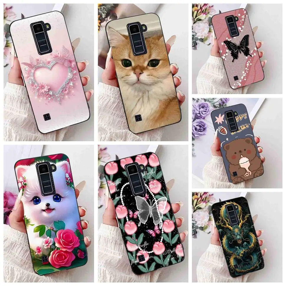 Para lg k10 2016 embalagem popular pintado capa protetores de telefone de silicone macio casos para lg k 10 k10 lgk10 fundas habitação 5.3"