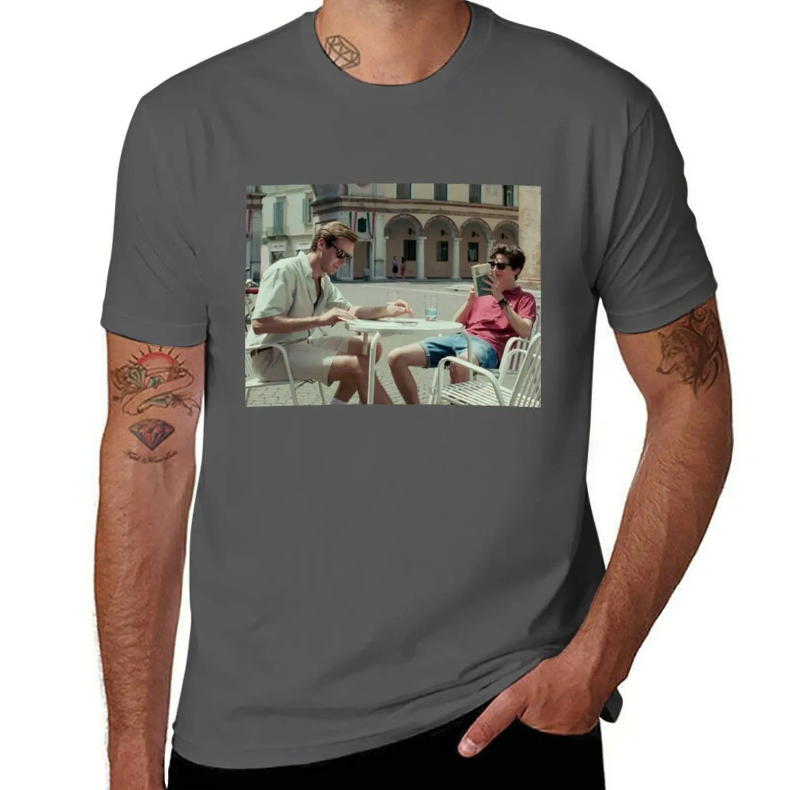 

Elio and Oliver T-Shirt man t shirts cotton g man t shirts for men T-Shirt