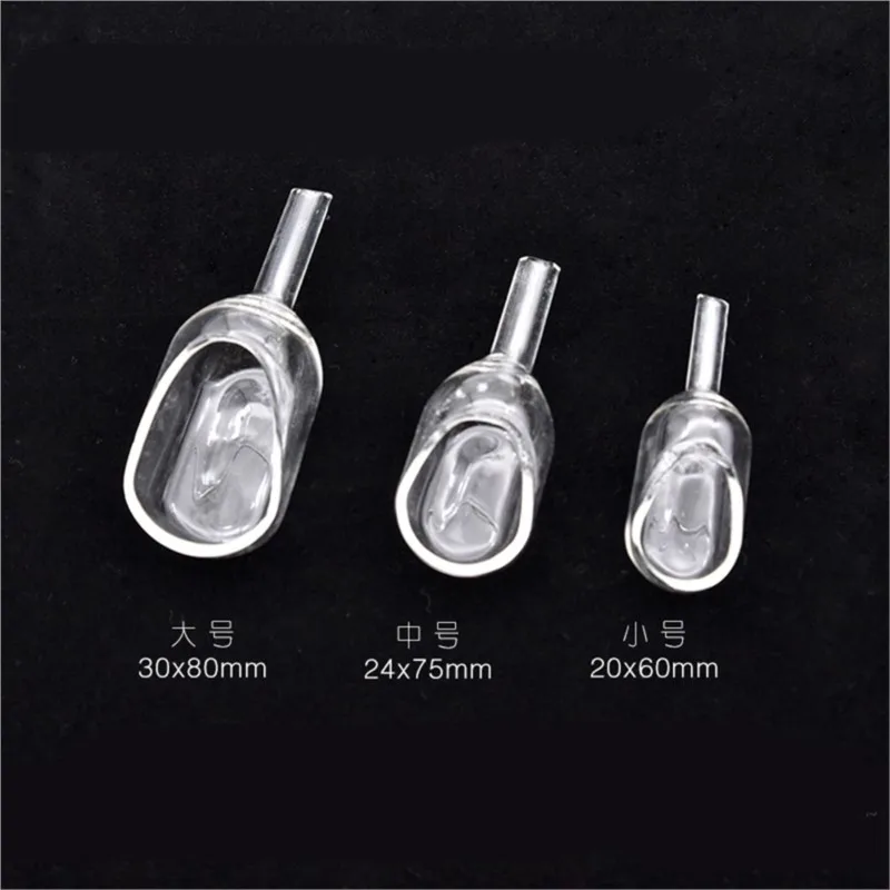 Weighing funnel Weighing hopper Glass emil weighing boat Transfer spoon boat Small/Medium/Large