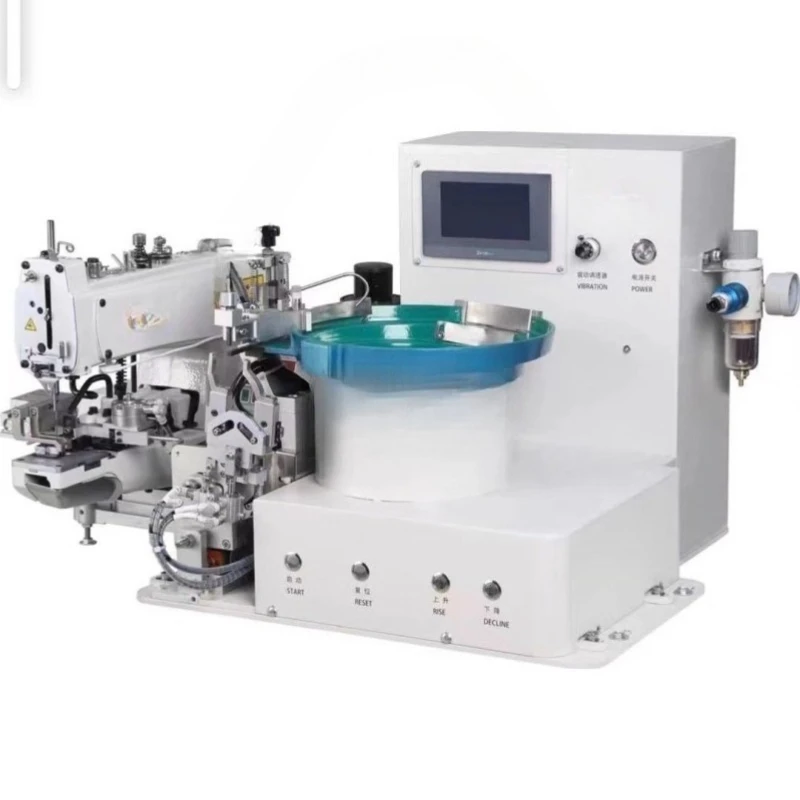 

Computer automatic button-feeding machine shirt buttons 1377 one-word cross