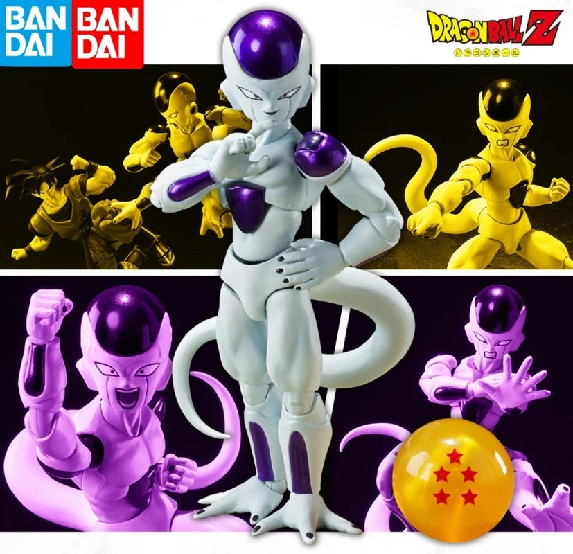 

In Stock Bandai S.H.Figuarts Dragon Ball Z Shf Frieza Fourth Form 4th Form Model Action Figures Toys Collection Gifts