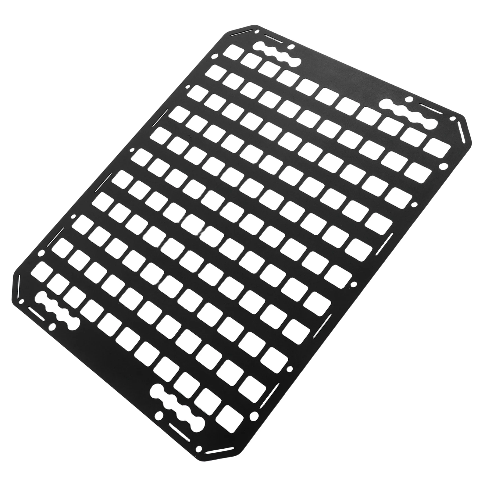 

Алюминиевая панель Molle для кузова грузовика 18.27x22.99x0.08 дюйма, органайзер для хранения грузов, стойка для инструментов для седанов, внедорожников, пикапов, грузовиков, автодомов, прицепов