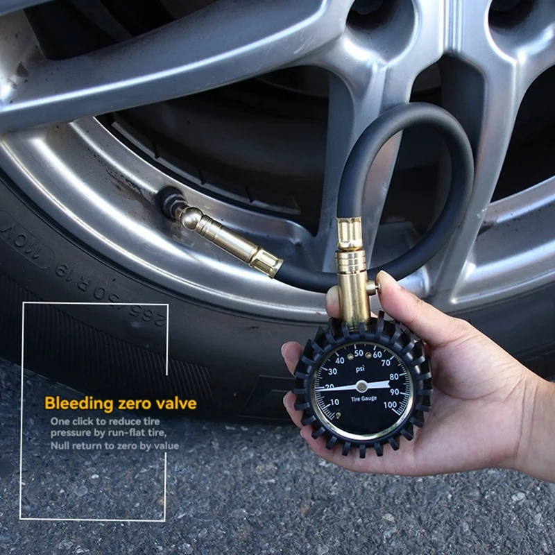 Tire Pressure Gauge, Car Tire Pressure Gauge,Tire Pressure Gauge For Car Truck Bicycle Tires