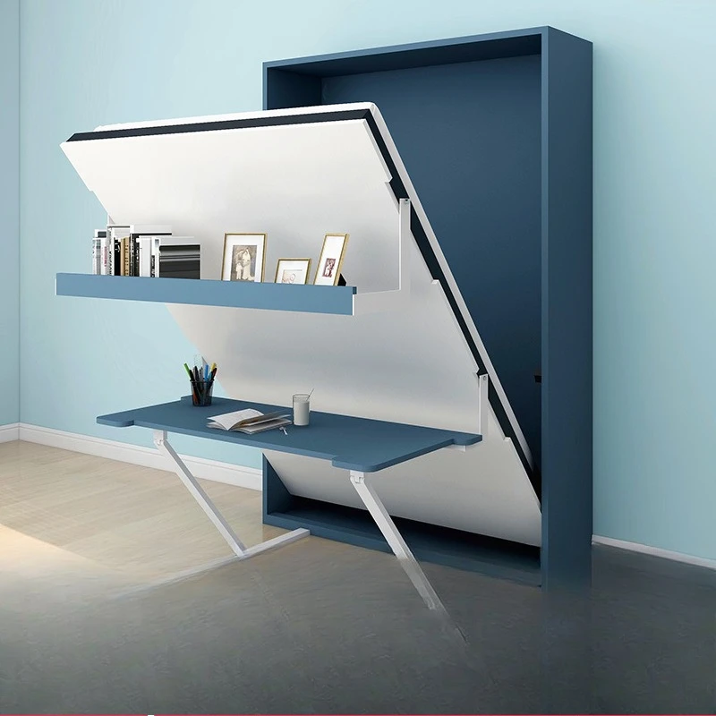 Multifunctional invisible bed hardware accessories, double-layer table invisible wall bed, electric with desk hidden folding