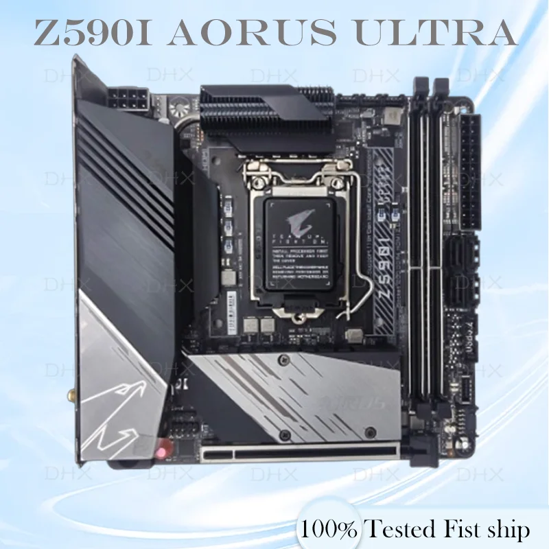 For Gigabyte Z590I AORUS ULTRA Motherboard Mini-ITX Enhanced 128GB Z590 Mainboard 100% Tested Fully Work be shipp quickly