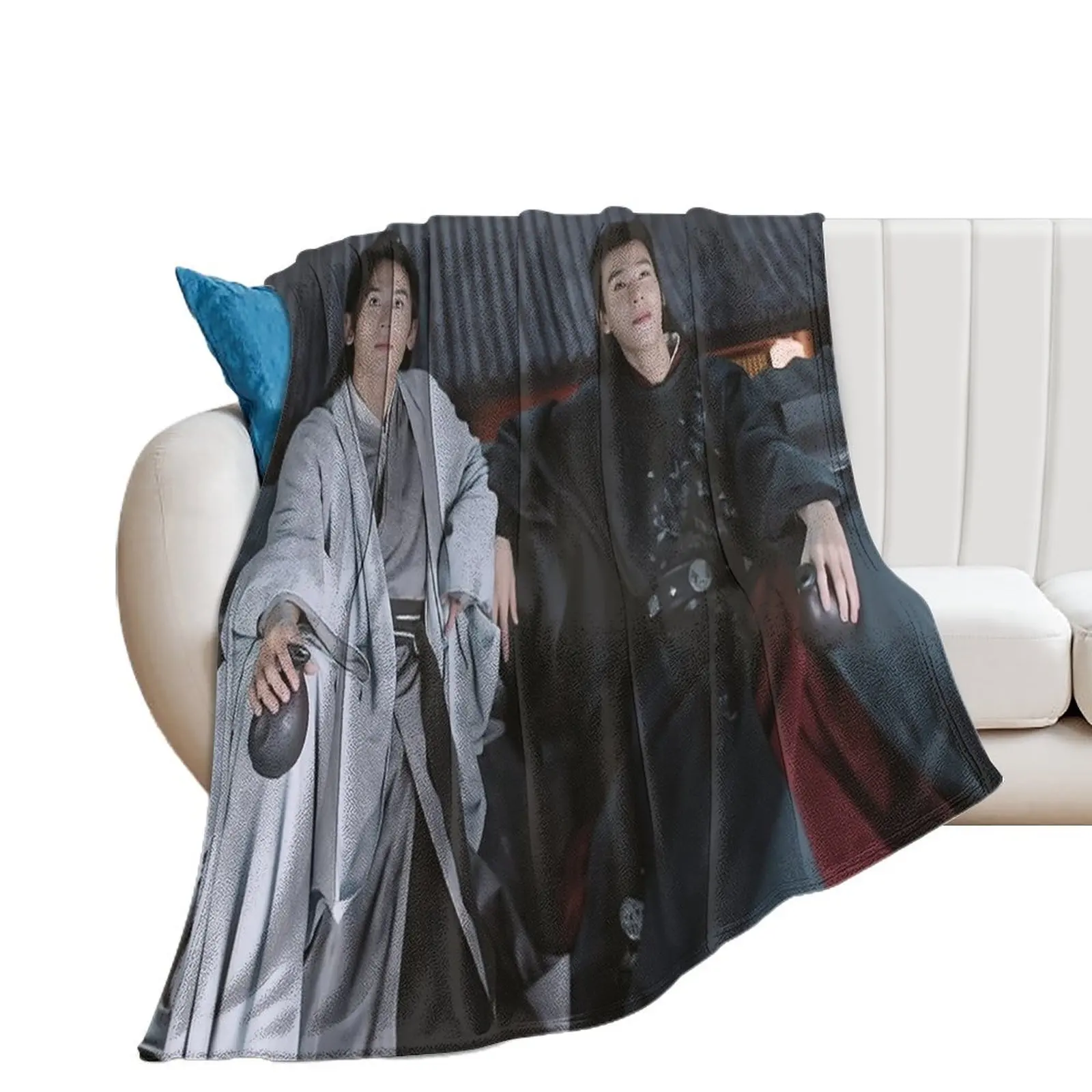 

Word of Honor - Zhou ZiShu & Wen KeXing Throw Blanket bed plaid Furrys Multi-Purpose Decorative Beds Blankets