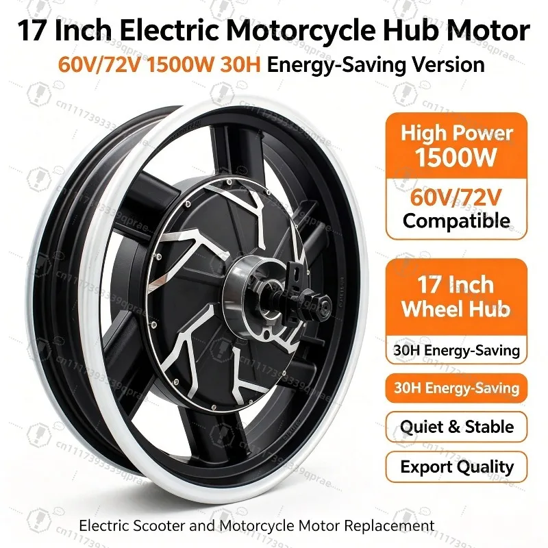 DKYS top width motor electric motorcycle electric motor 60V72V17 inch 30H1500W power-saving version new export