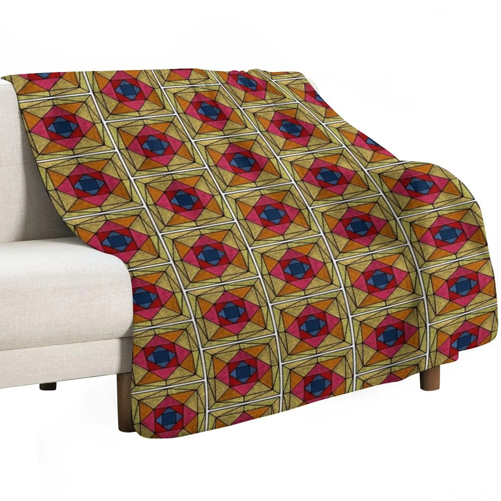 

Suspiria Stained Glass Ceiling Throw Blanket Decorative Sofas Sleeping Bag funny gift Blankets