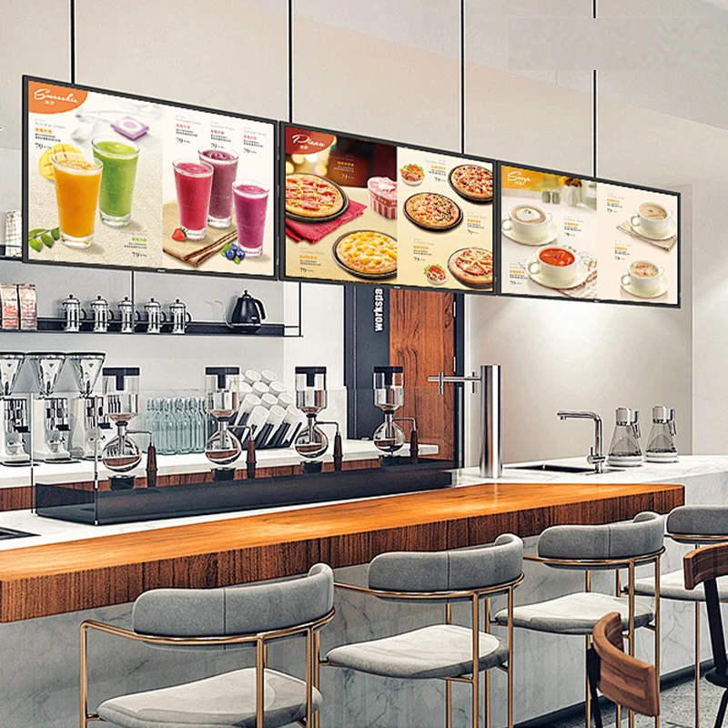 Customize  Wall Mounted Digital Signage 4K UHD LCD Advertising Display Android for Shopping Mall Retail Store Hotel