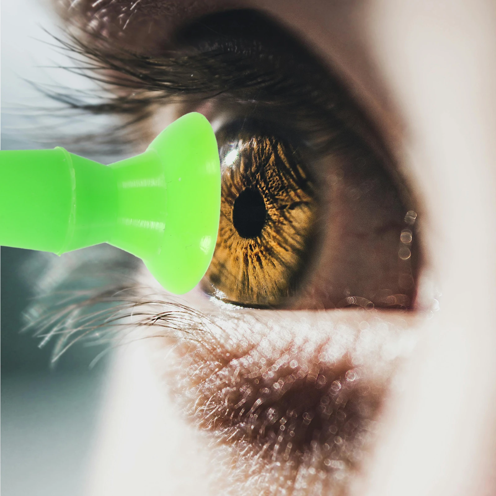 

Ультрамягкая силиконовая защита для глаз, зеленый цвет, всасывающие инструменты, хирургические подушечки для глаз с двойным веком, защитные подушечки для глаз