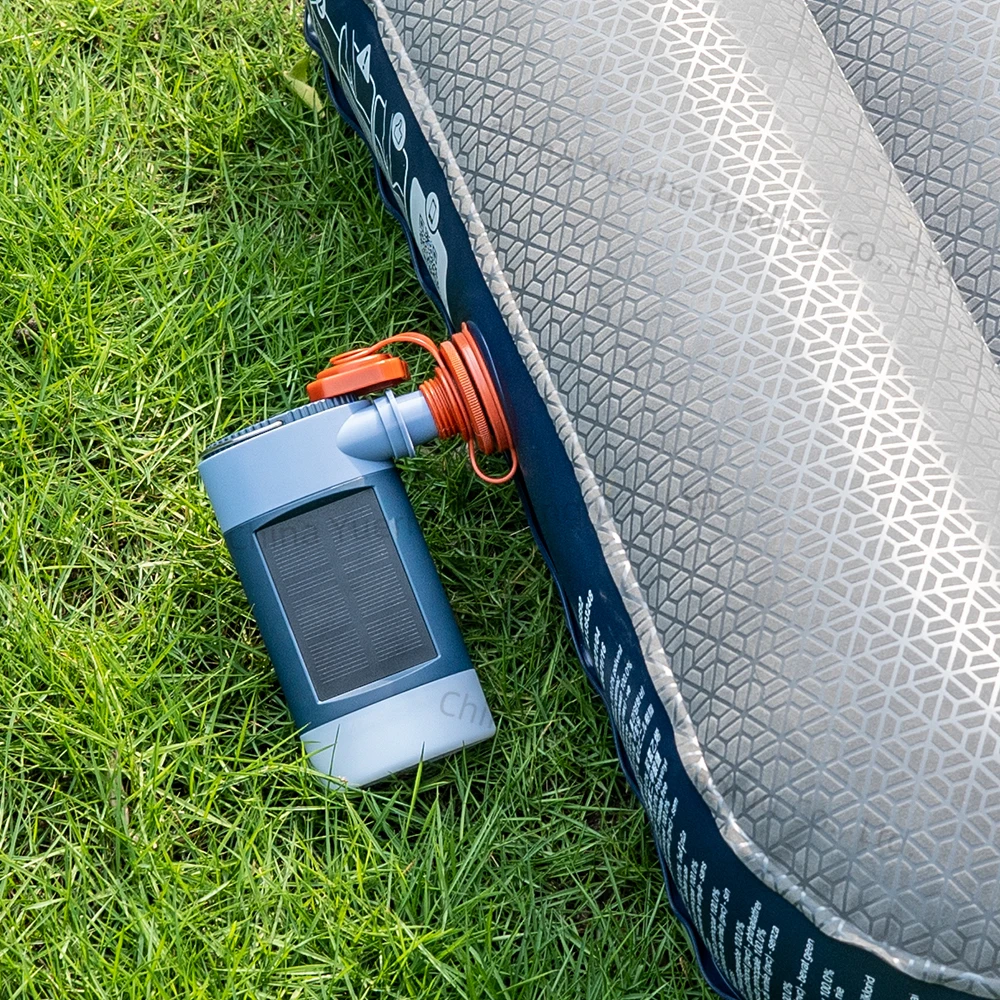 

Портативный уличный фонарь для кемпинга, воздушный насос, солнечный светильник для кемпинга с аварийным зарядным устройством