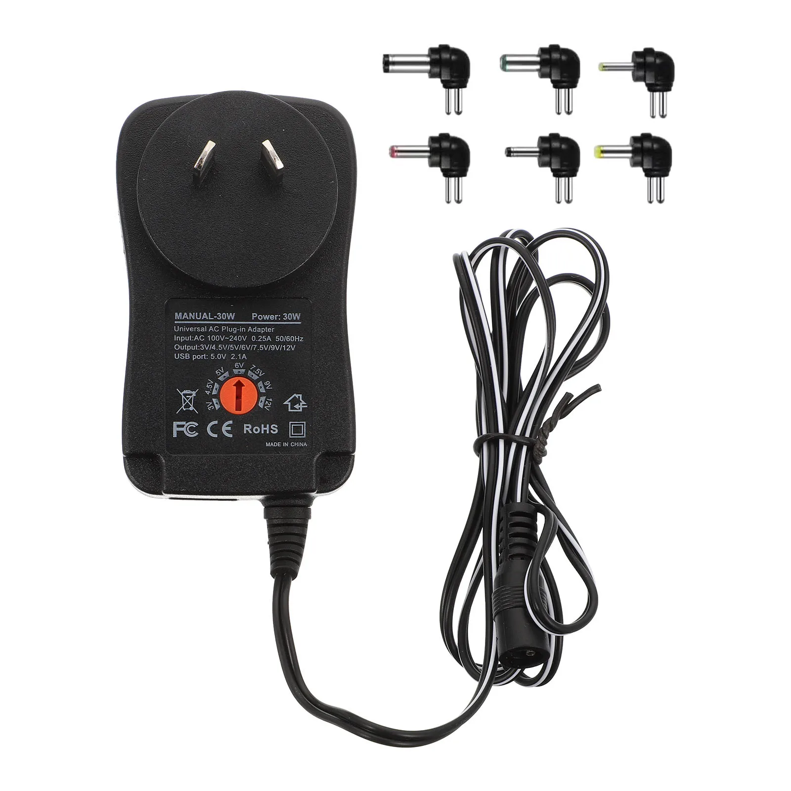 1Set Power Adapter USB 30W 3-12V Converter for Laptop Robot Pc Appliances Power Supply Home Appliances