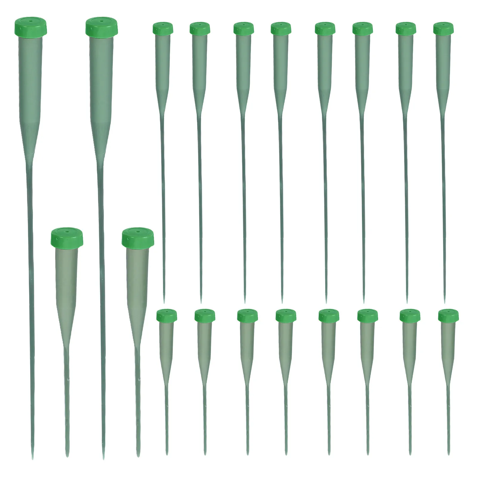 

50Pcs Portable Floral Water Tubes Plastic Stem Vials Pick Cap Flower Arrangement Florist Supplies Fresh Flower Preservation