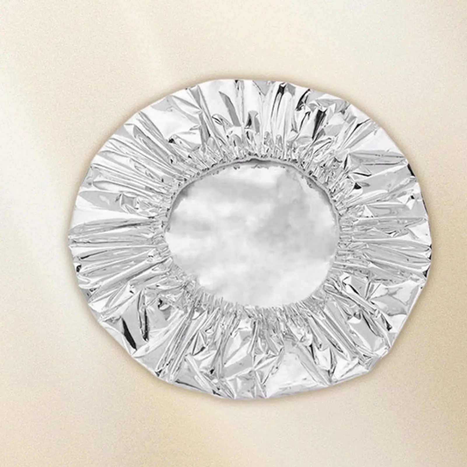 30 Pieces 20cm Reusable Aluminum Foil Food Covers, Heat-Resistant Elastic Insulation Cover for Bowl Pan Pot Dish Storage