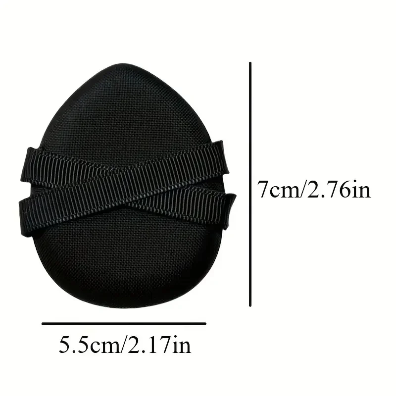 1/2/3pcs Dual-Sided Leather Makeup Sponge Puff Not Eat Foundation Powder Puff Dry Wet Dual-use Soft Water Drop Air Cushion Puffs