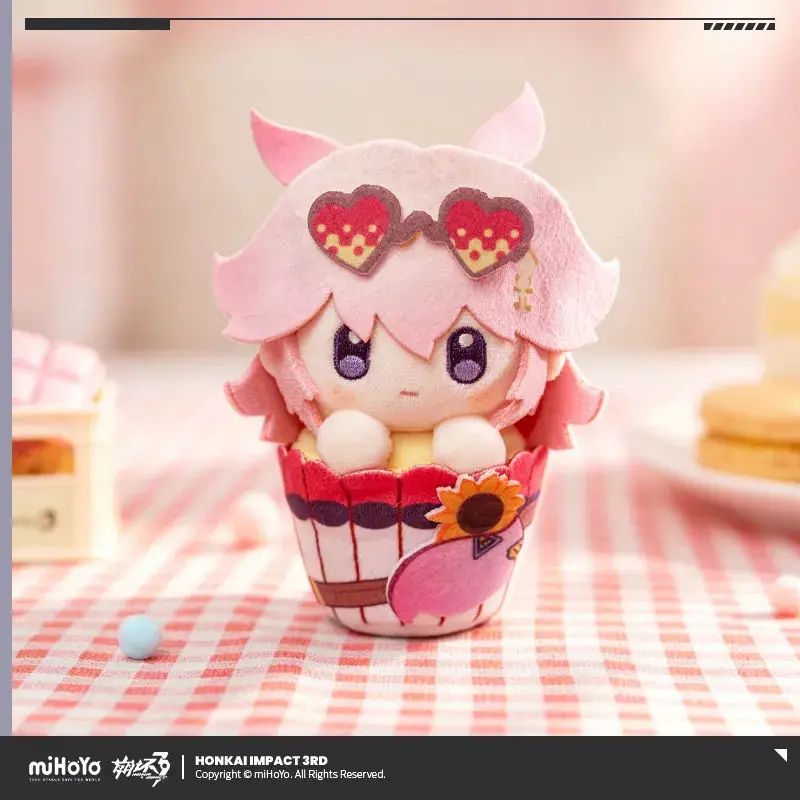 [Genuine] miHoYo Game Honkai Impact 3rd Plush Pendant Kiana Elysia Raiden Mei Seele Anime Accessory Keychain Cosplay Xmas Gifts 5