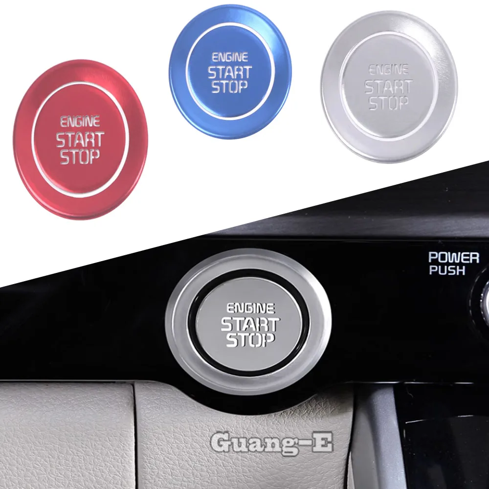 For Kia Carnival Sedona KA4 2021 2022 2023 2024 Engine Start Click Push Start Button Cover Decoration Frame Inner Accessories