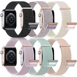 Sport Strap For Apple Watch Band 49mm Ultra 2 44mm 40mm 45mm 41mm 42mm 38mm Nylon Bracelet Correa iwatch Series 9 8 se 7 6 5 4 3