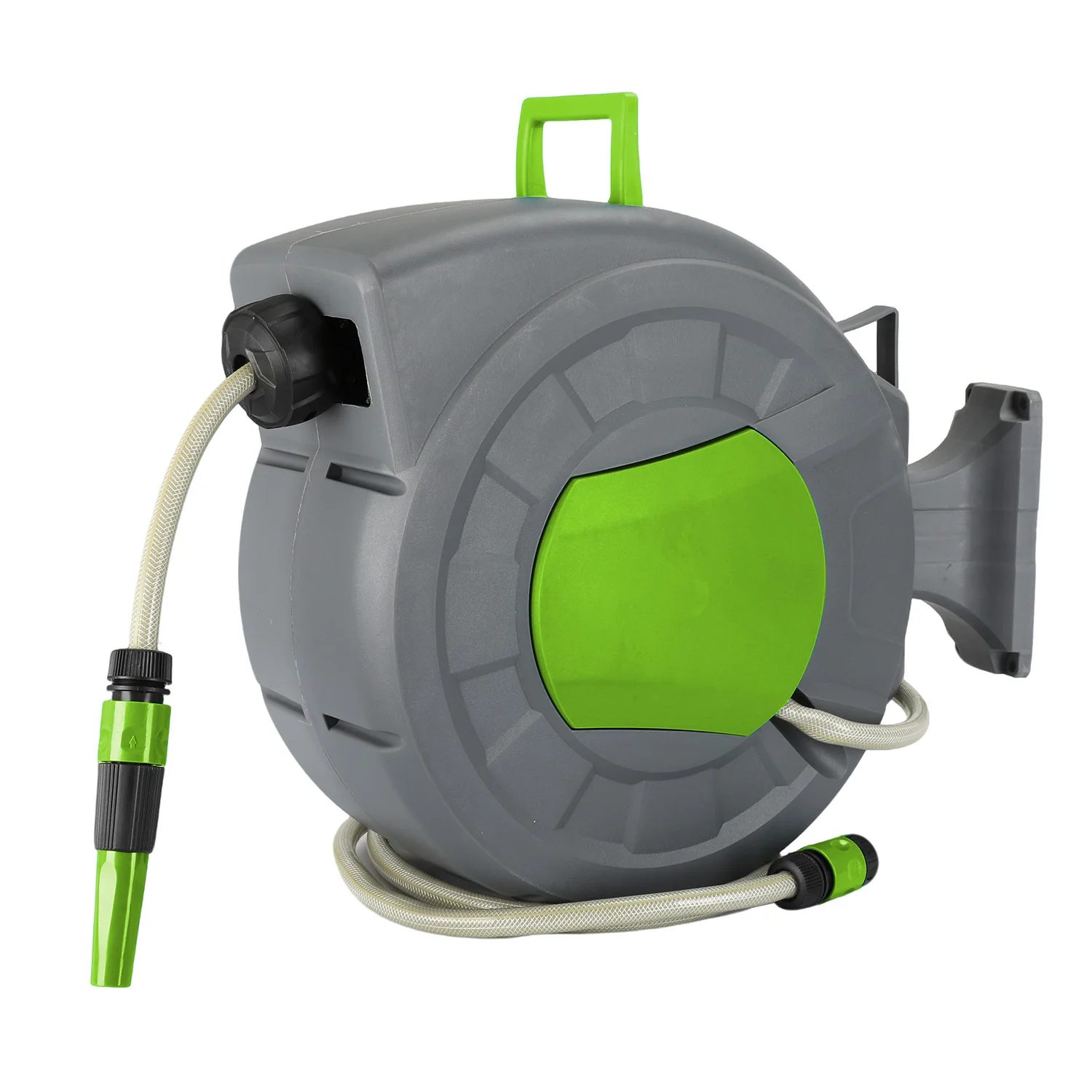 

Hot-selling 20M Retractable Garden Hose Reel Any Length Wall Mount UV Resistant Heavy Duty Automatic Hose Reel for Marketin