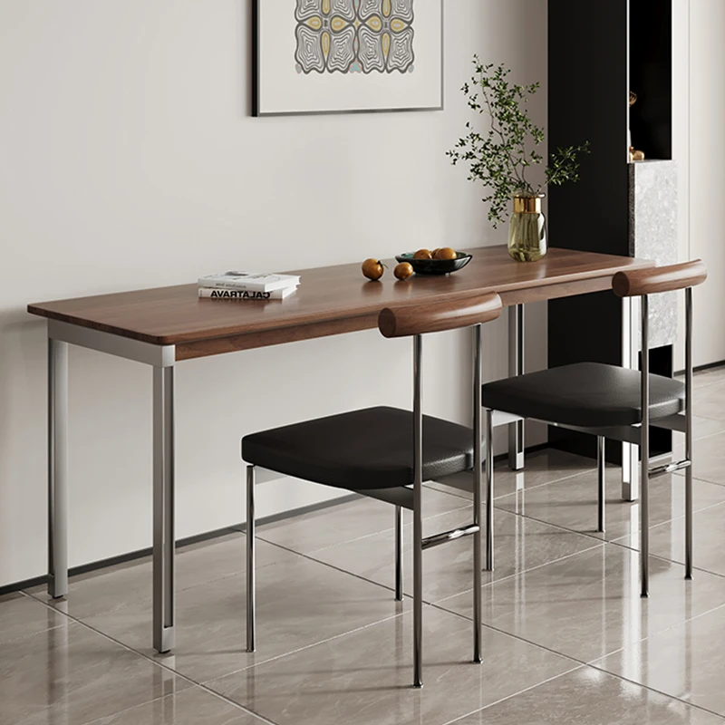 

Bauhaus desk solid wood home sofa back long table office desk
