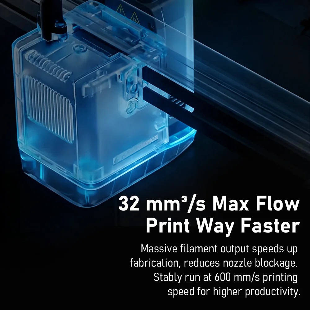 C5-Serie Hotend für Flashforge Creator 5/5 Pro, Düse aus gehärtetem Stahl 0,25/0,4/0,6/0,8 mm, Extruder-Hot-End-Ersatzteile – Detail 6