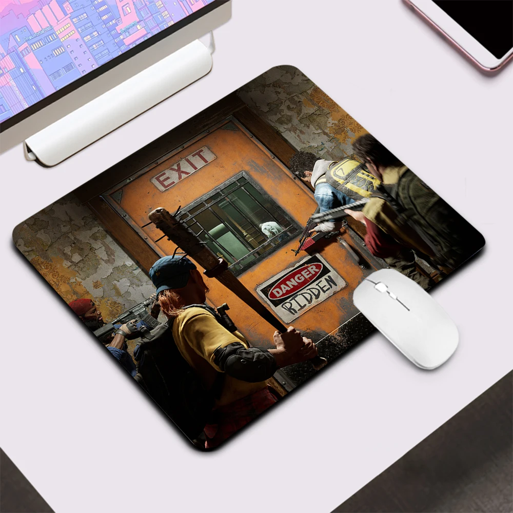 لوحة ماوس ألعاب صغيرة من Back 4 Blood، لوحة ماوس مكتبية للكمبيوتر، لوحة مفاتيح مكتبية، حصيرة مكتبية لألعاب الكمبيوتر الشخصي، حصيرة ماوس من السيليكون للكمبيوتر المحمول