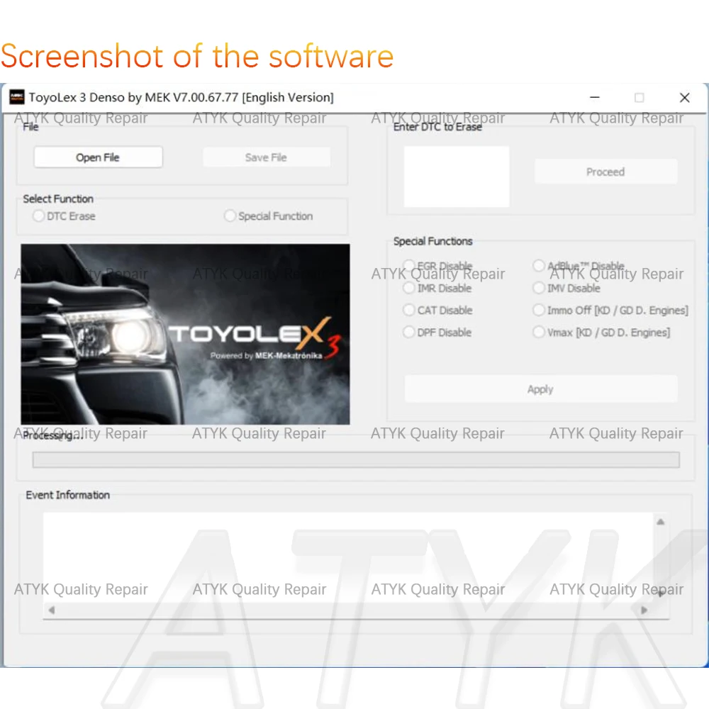 ToyoLex 3 Repair interface Vehicle Maintenance scanner automotriz toyolex3 Automobiles and car parts Scanning tool Equipment vci