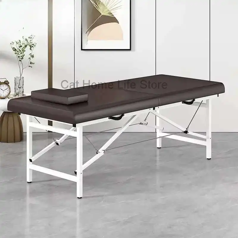 

Thai Massage Bed Professional Portable Table Physiotherapy Chiropractic Pilates Folding Beauty Salon Lit Pliant Equipment Chair