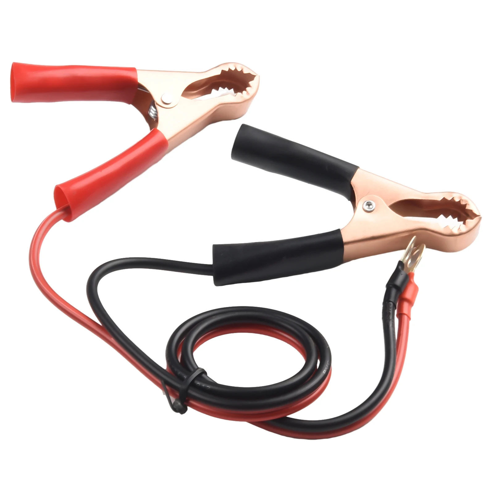 2pcs Car 50AMP Battery Inverter Wire Power Transfer Cable Alligator- Clips Ring Car Battery Connecter Electrical Appliances