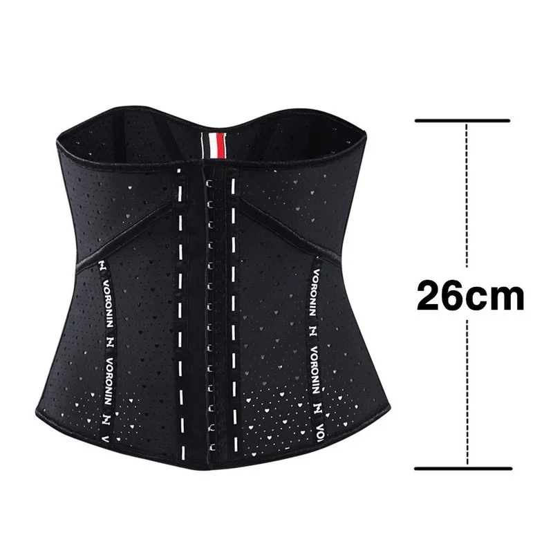 

Adjustable Steel-Boned Latex Corset Waist Trainer for Women Postpartum Tummy Control Girdle with Row Hooks for Fitness Shaping
