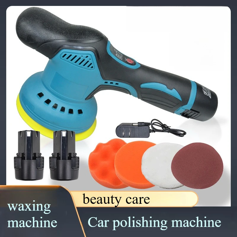 Mesin Poles Mobil Mesin Waxing Perawatan Kecantikan Genggam Nirkabel Baterai Lithium Tahan Lama Sander Alat Pembersih Rumah Tangga Kustom