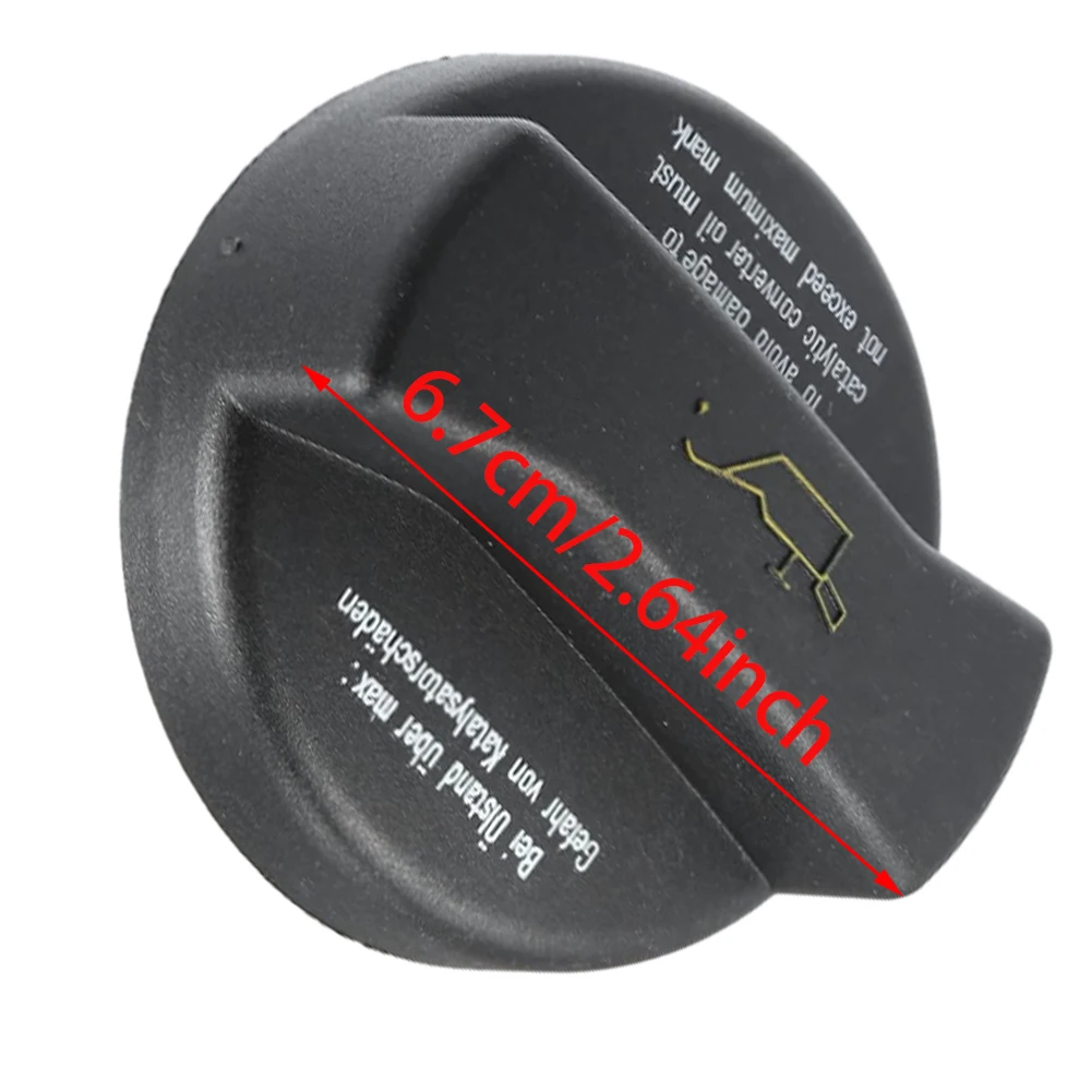 1 Pc Black Engine Oil Filler Cap For Volkswagen Beetle 1998 1999 2000 2001 2002 2003 2004 2005 026103485L