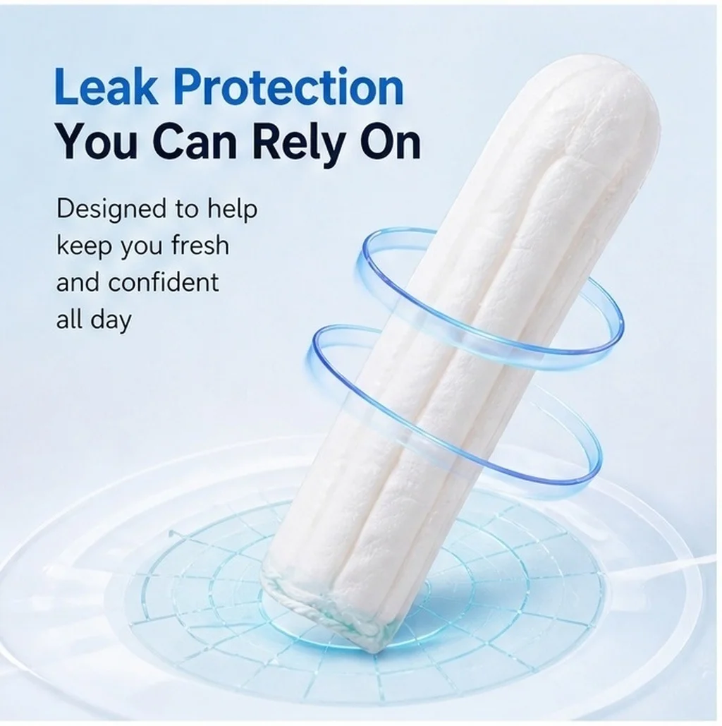 100Pcs Reusable Alternative Menstrual Tampons Viscose Material Leakproof Lightweight for Active Lifestyle Women Sanitary