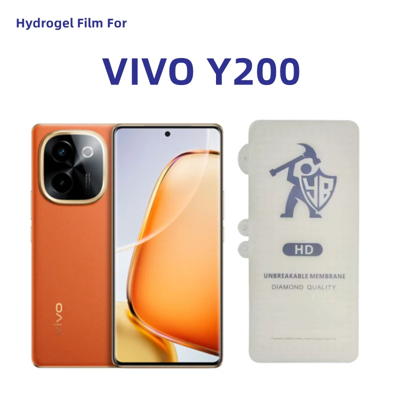 

3pcs Clear Hydrogel Film For VIVO Y200 Screen Protector For VIVO Y200 HD Protective Film Not Tempered Glass