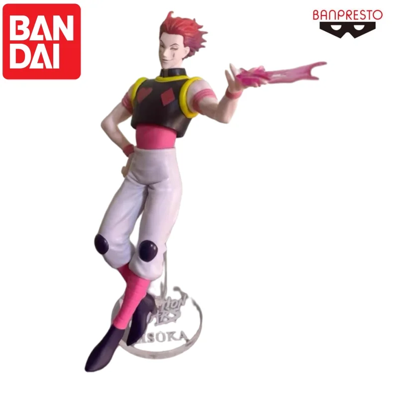 Bandai In Stock Original Banpresto Hisoka Doll Brand New Boxed Action Figure Animation Peripherals Anime Characters Garage