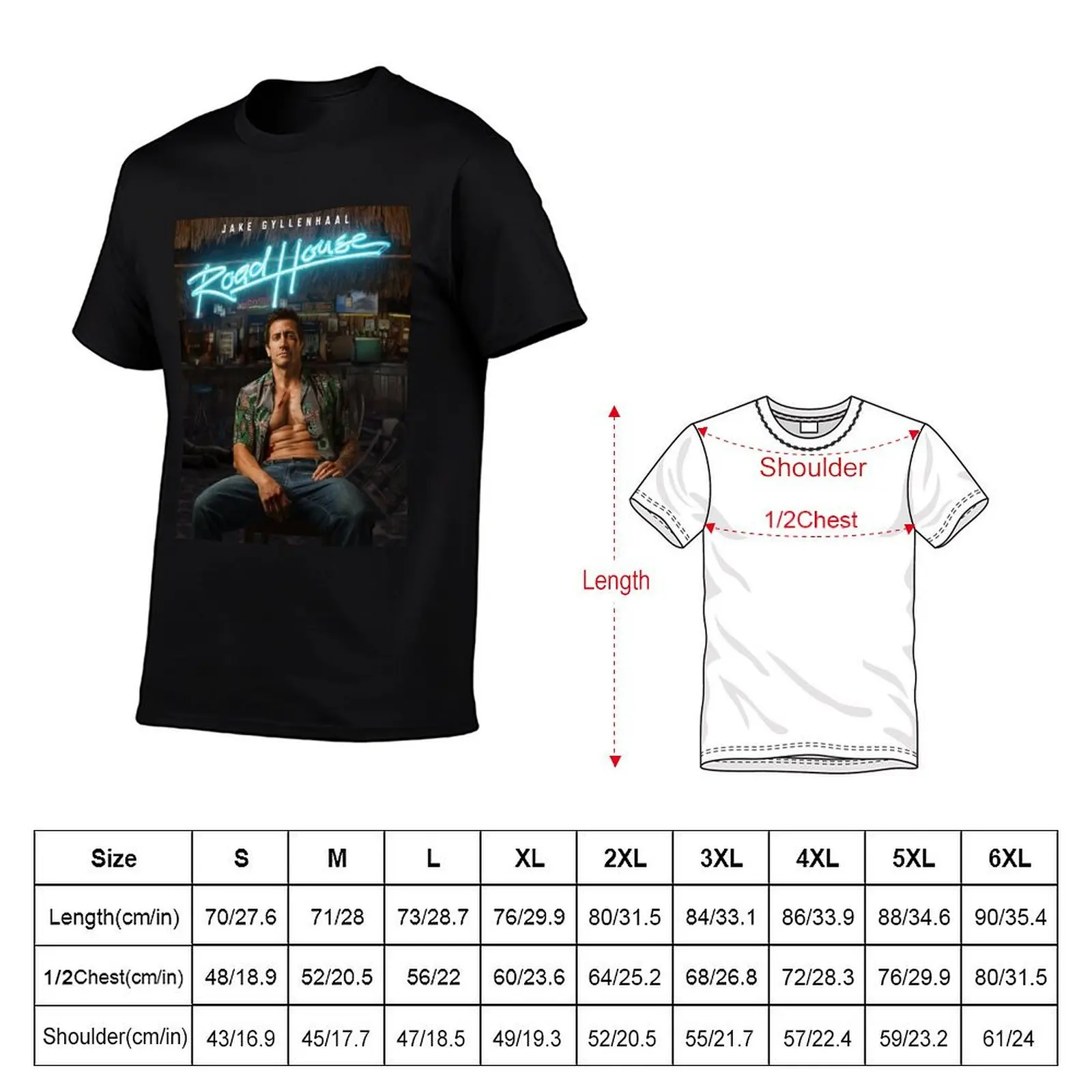 Road House, Jake Gyllenhall Road House T-Shirt vintage t shirts summer tops hippie clothes mens t shirts casual stylish