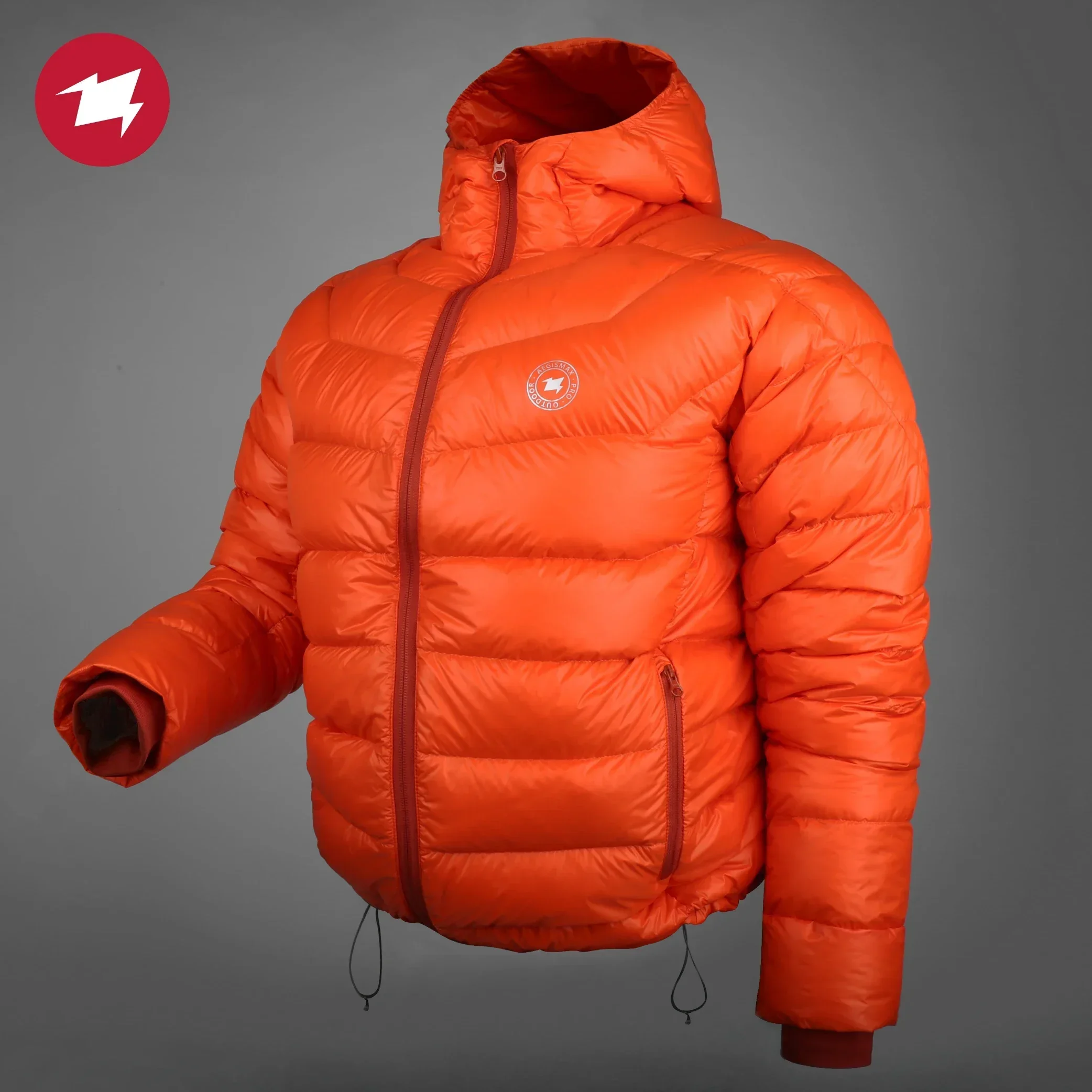 AEGISMAX d-jacket aktualizovat 800FP uitra suchý husa shodit bunda muž outdoorové kemping kabát ultralehký tramping bundy