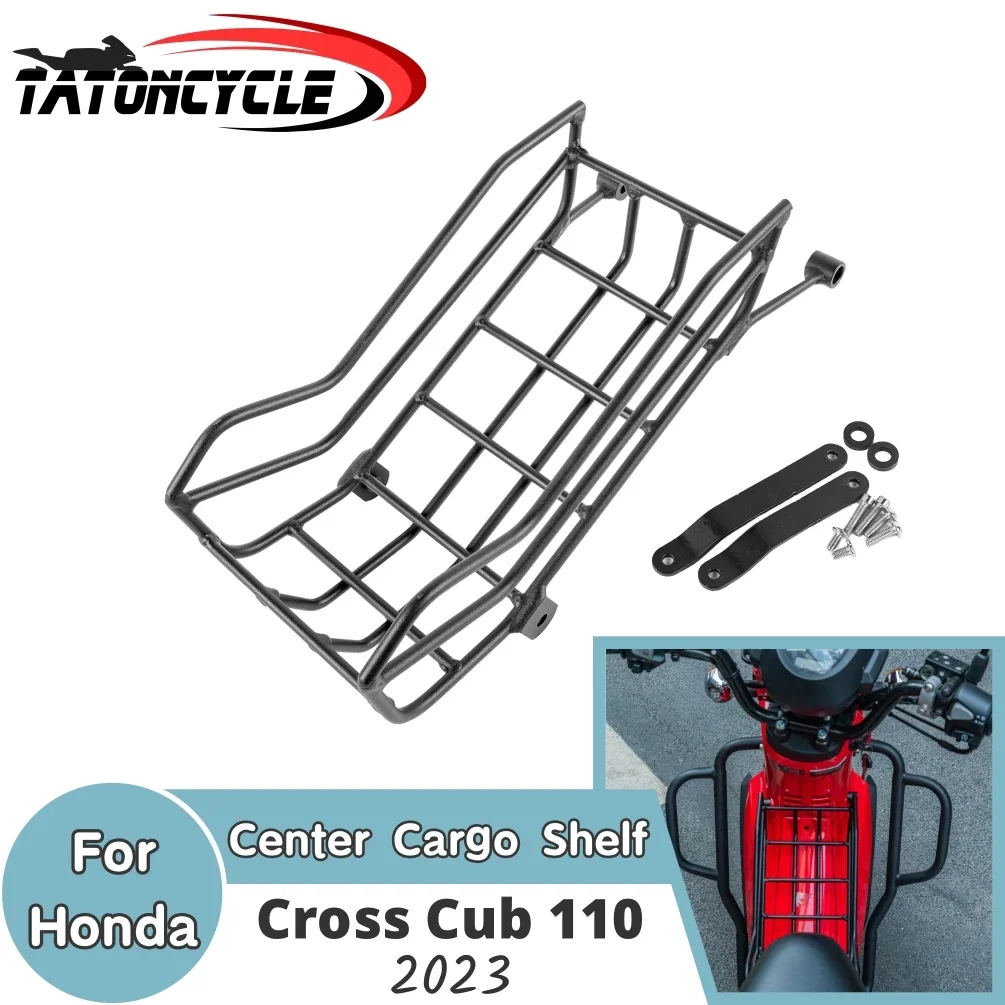 

Motorcycle Center Rack for Honda Cross Cub 110 CC110 2023 Mid-shelf Seat Carrier Luggage Bracket Holder Motorbike Accessories